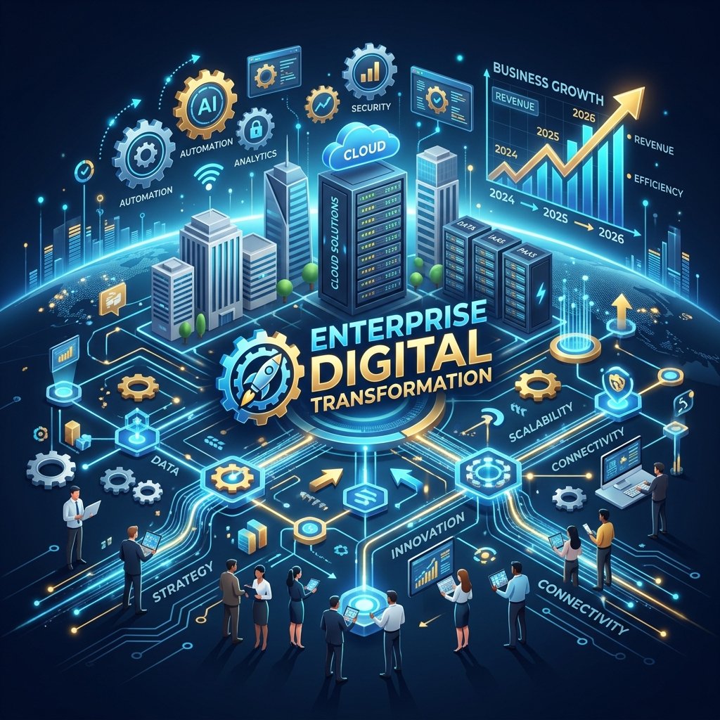 التحول الرقمي للمؤسسات: خارطة الطريق لبناء أنظمة برمجية قابلة للتوسع وتفكيك المعمارية القديمة